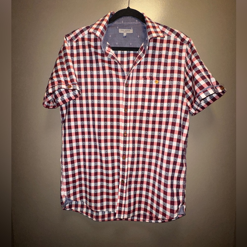 Ted Baker short sleeve button up shirt